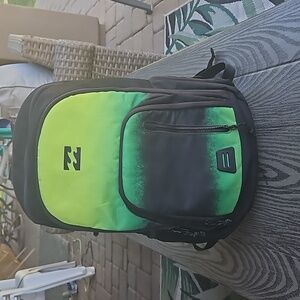 Billabong Command Backpack - Large size -Florescent green and black